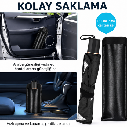 Araç İçi Güneşlik Şemsiyesi
